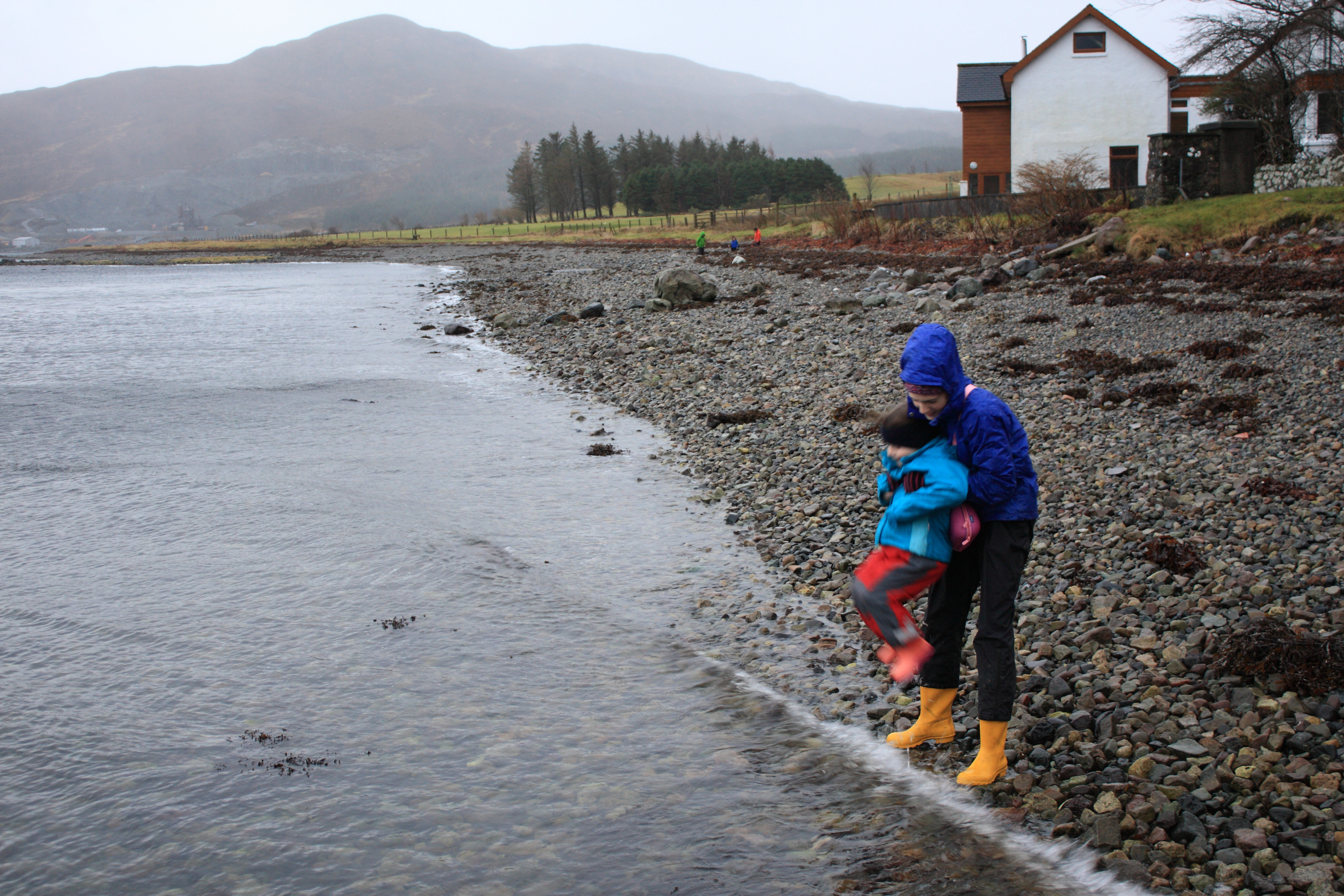 The traditional dooking of kids on New Year's day