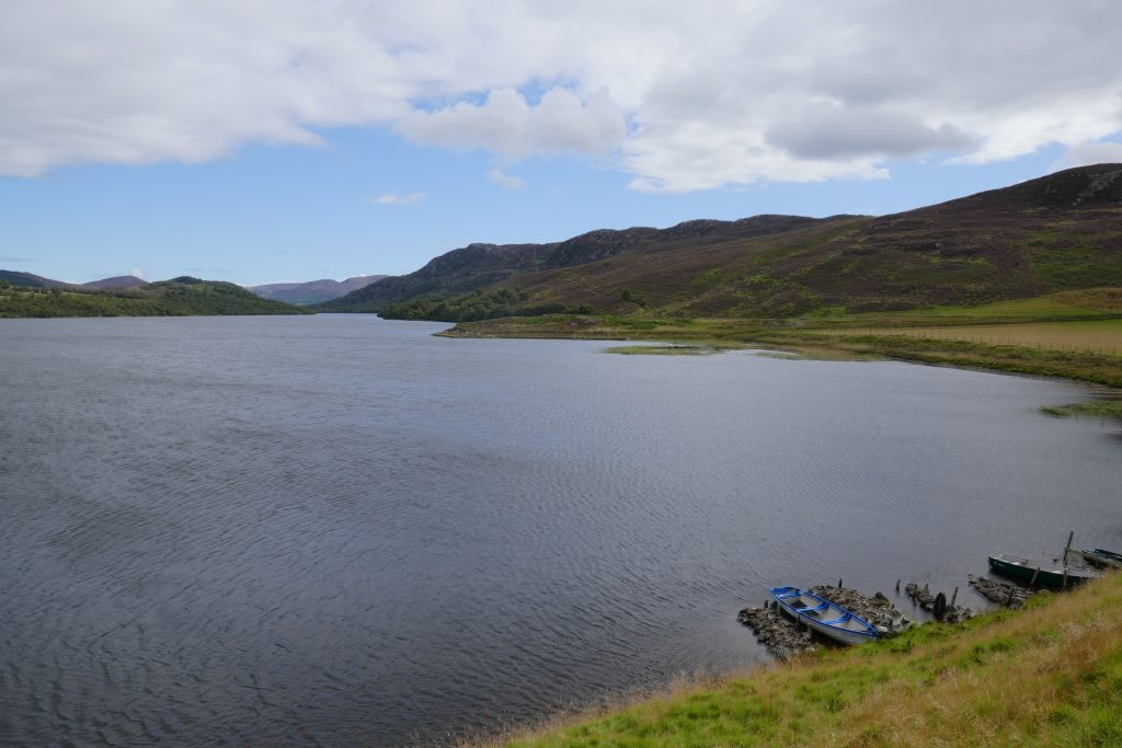 Loch Ruthven over the surprise docking station