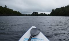 Paddleboard summer ends - Earlstoun Loch