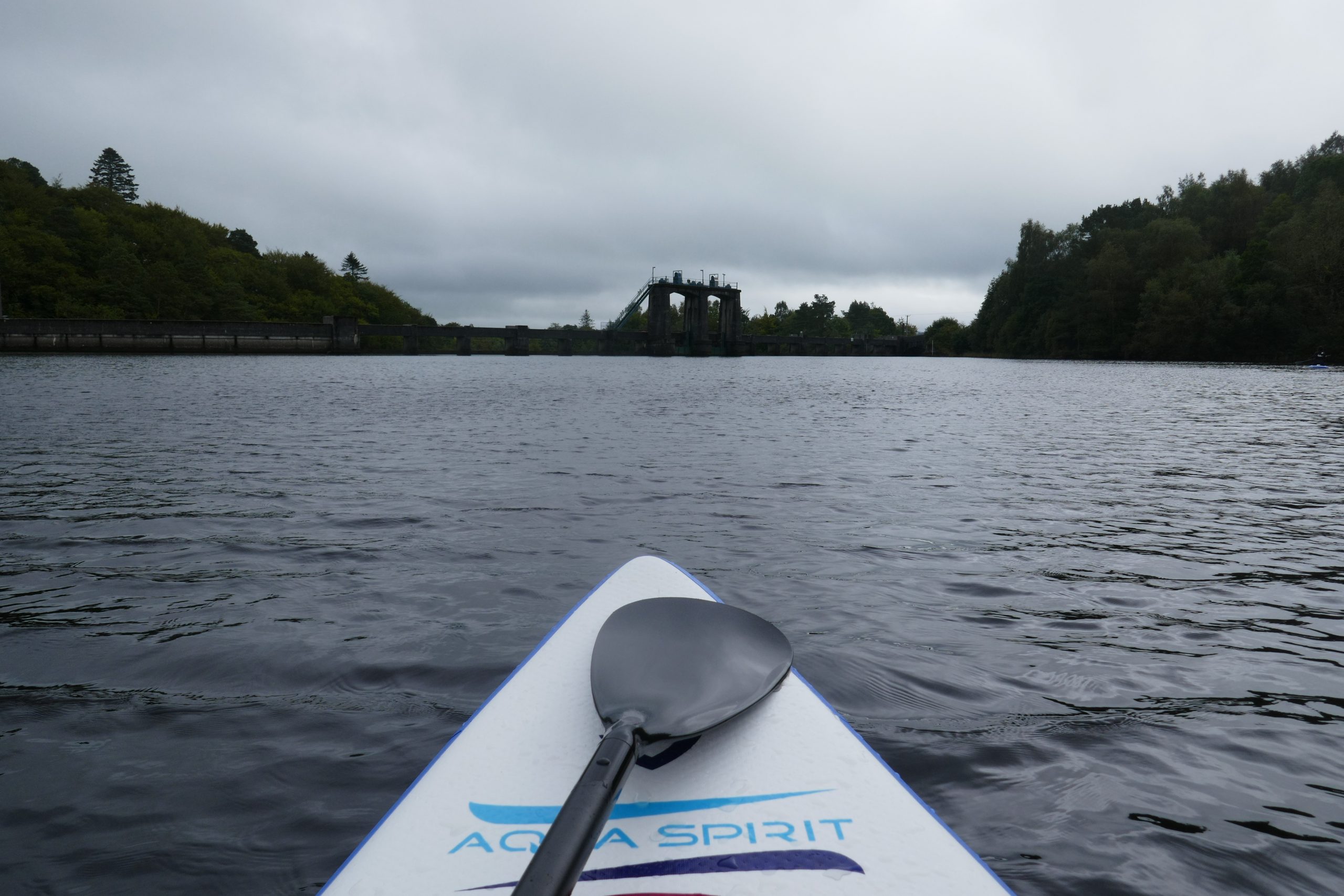 paddleboard on Earlstoun Loch