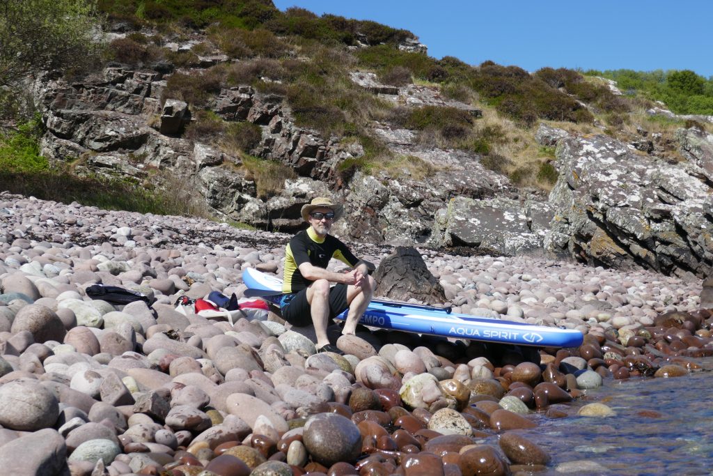 relaxing on Gruinard aka anthrax island